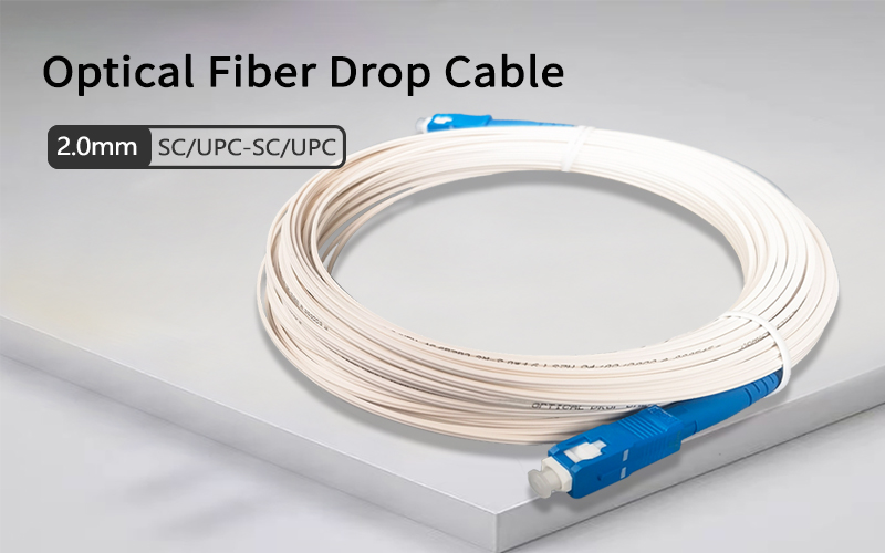 Drop Cable FTTH Fiber Optic Patch Cord SM SC/UPC-SC/UPC SX 1.6mm LSZH Fiber Optic Patch Cord