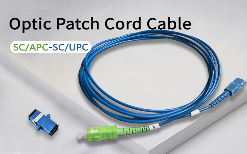 Optic Patch Cord Cable 3M SC/APC-SC/UPC Indoor FTTH Communication Optical Fiber Simplex Mode 