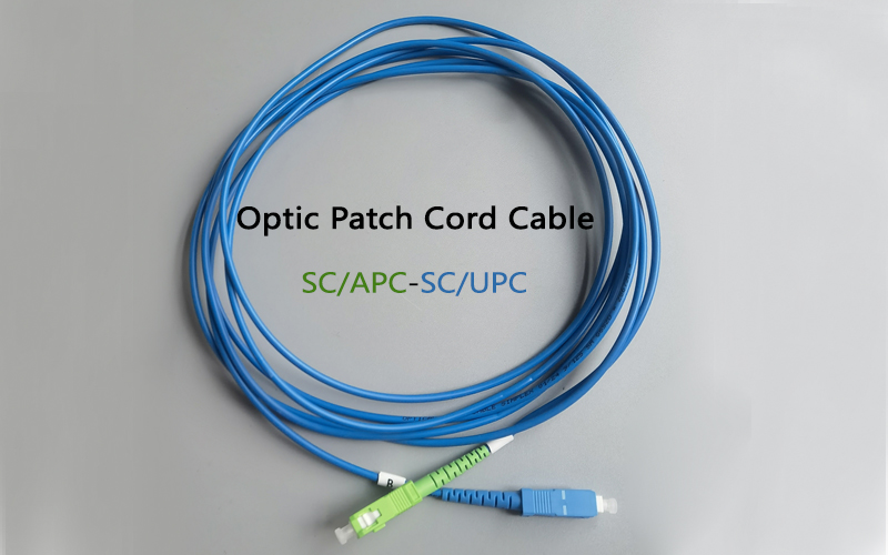 Optic Patch Cord Cable 3M SC/APC-SC/UPC Indoor FTTH Communication Optical Fiber Simplex Mode 