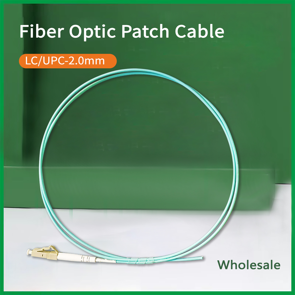 LC PIGTAIL OM3 50/125 Multi-Mode Single Core Fiber Optic Patch Cable 2.0mm LSZH  FTTH 1M Cable 