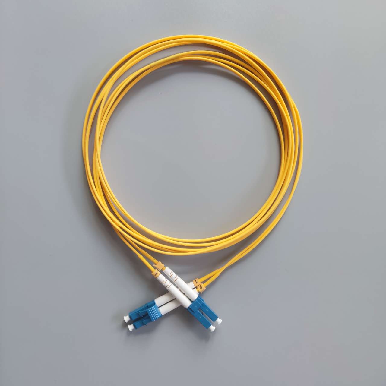 Fiber Optic Cable LC/UPC-LC/UPC 3M Single Mode Double Core LSZH 9/125μm 1.6mm Fiber Optic Patchcord