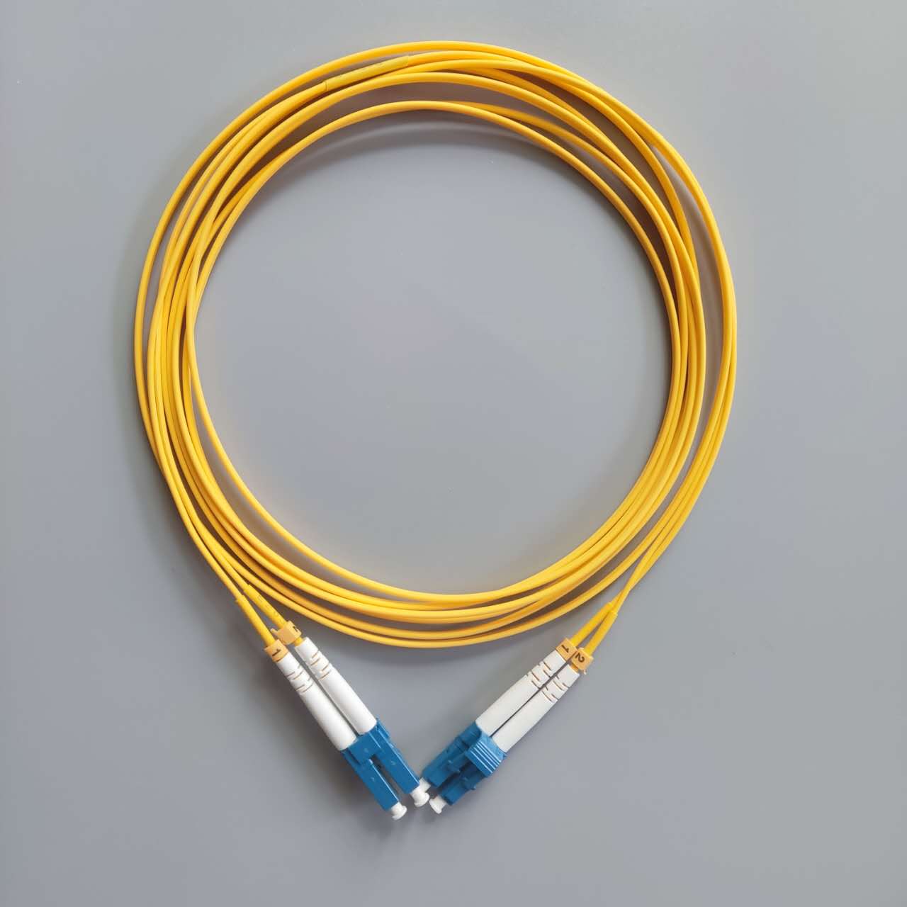 Fiber Optic Cable LC/UPC-LC/UPC 3M Single Mode Double Core LSZH 9/125μm 1.6mm Fiber Optic Patchcord
