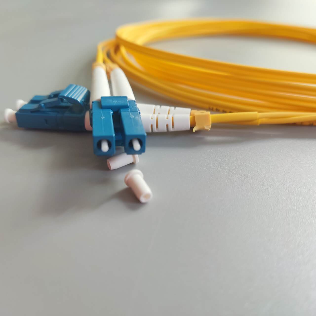 Fiber Optic Cable LC/UPC-LC/UPC 3M Single Mode Double Core LSZH 9/125μm 1.6mm Fiber Optic Patchcord