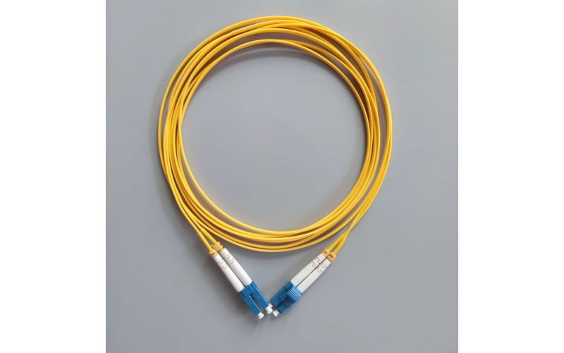 Fiber Optic Cable LC/UPC-LC/UPC 3M Single Mode Double Core LSZH 9/125μm 1.6mm Fiber Optic Patchcord