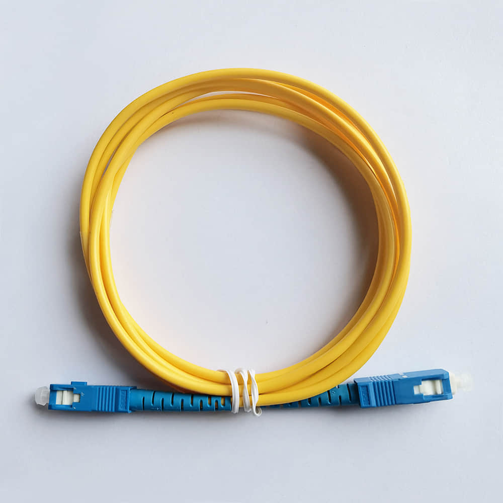 Fiber Optic Patch Cable SCUPC-SCUPC FTTH Fibra Optica  Single Mode Indoor Patch Cord Extension Cable