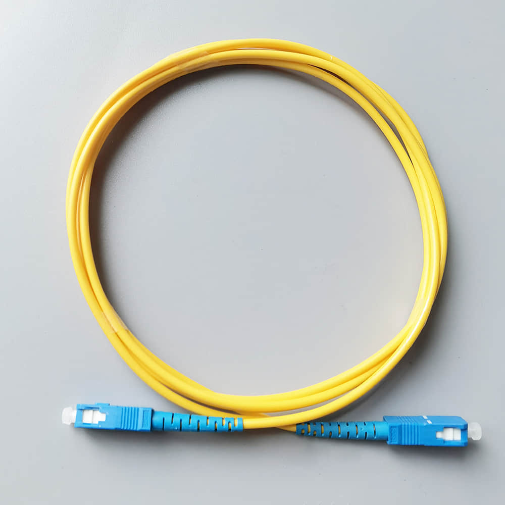 Fiber Optic Patch Cable SCUPC-SCUPC FTTH Fibra Optica  Single Mode Indoor Patch Cord Extension Cable
