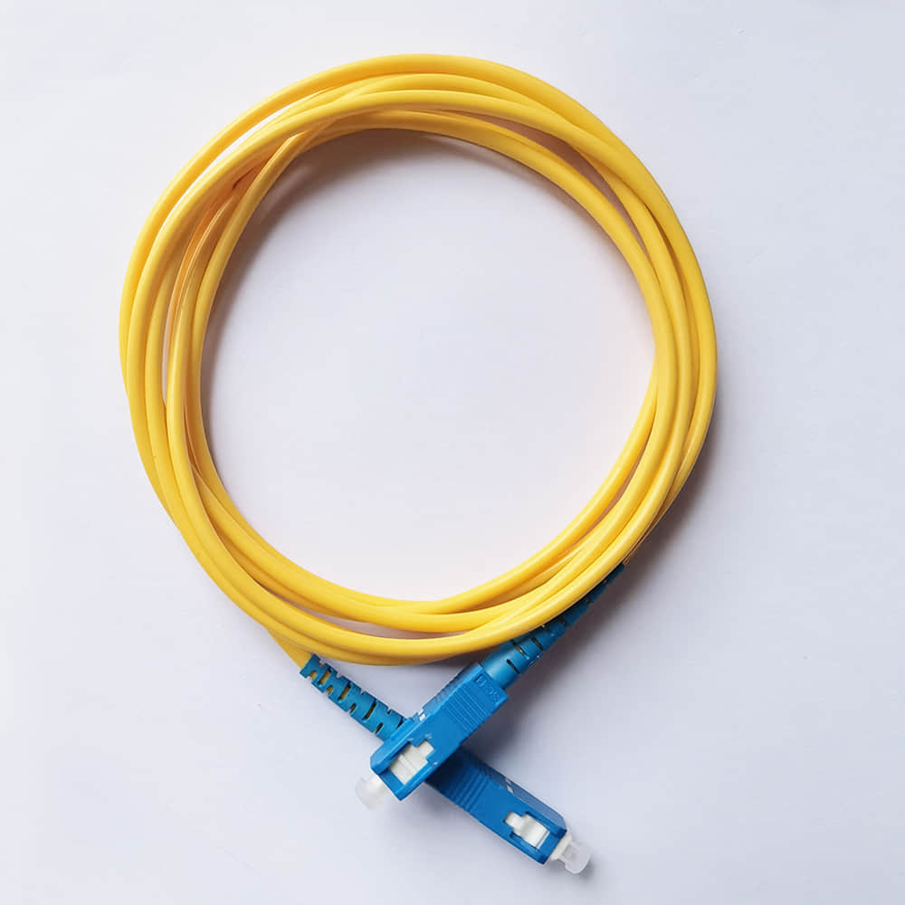Fiber Optic Patch Cable SCUPC-SCUPC FTTH Fibra Optica  Single Mode Indoor Patch Cord Extension Cable