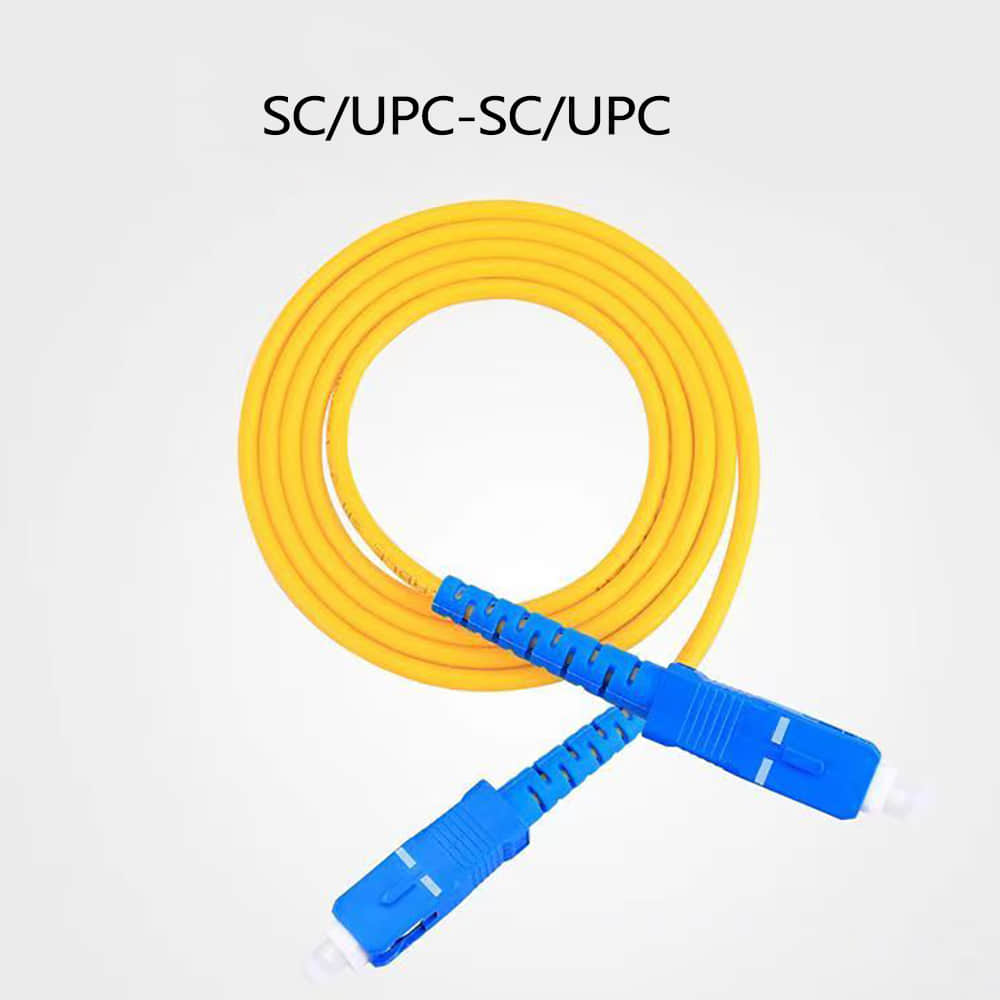 Fiber Optic Patch Cable SCUPC-SCUPC FTTH Fibra Optica  Single Mode Indoor Patch Cord Extension Cable