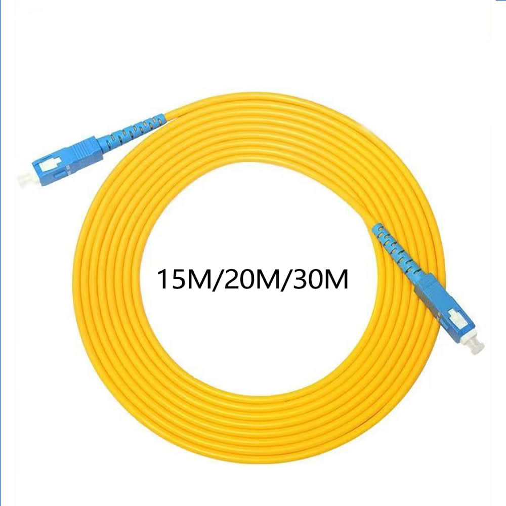 Fiber Optic Patch Cable SCUPC-SCUPC FTTH Fibra Optica  Single Mode Indoor Patch Cord Extension Cable