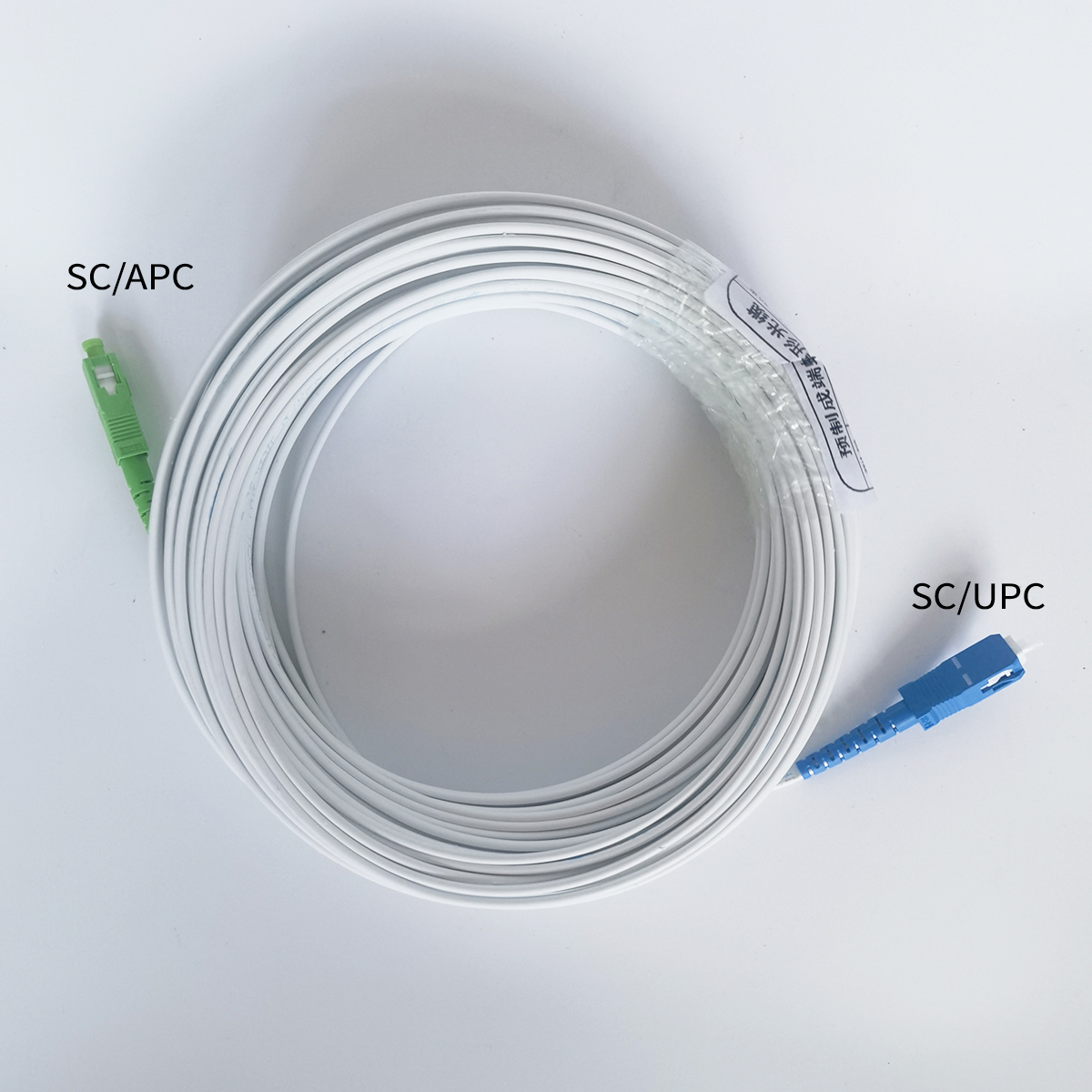 SC/APC-SC/UPC Fiber Optic Drop Extension Cable Simplex FTTH Indoor Drop Cable Patch Cord