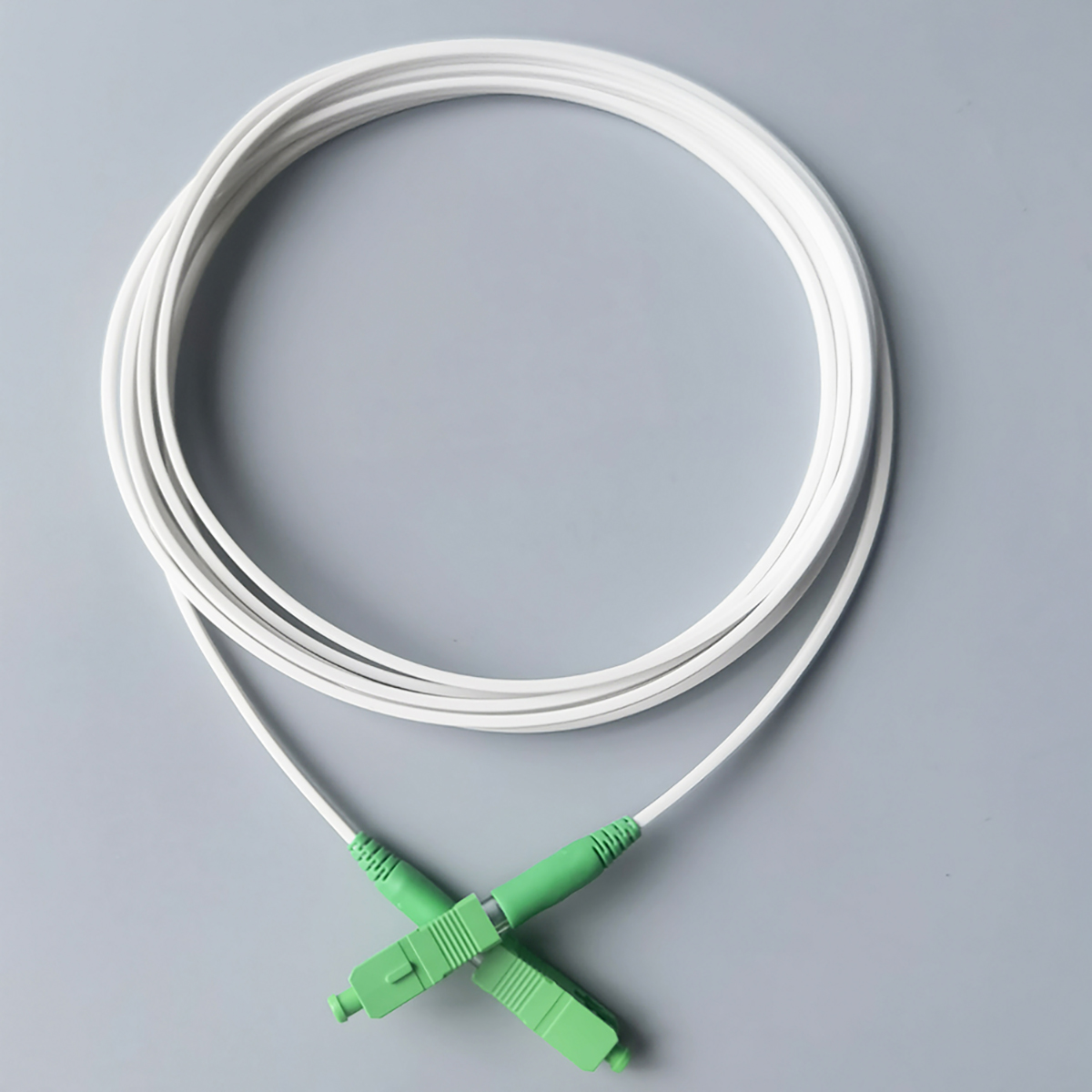 Indoor Drop Fiber Optic Patch Cord FTTH SC/APC-SC/APC Fiber Drop Cable Single Mode 