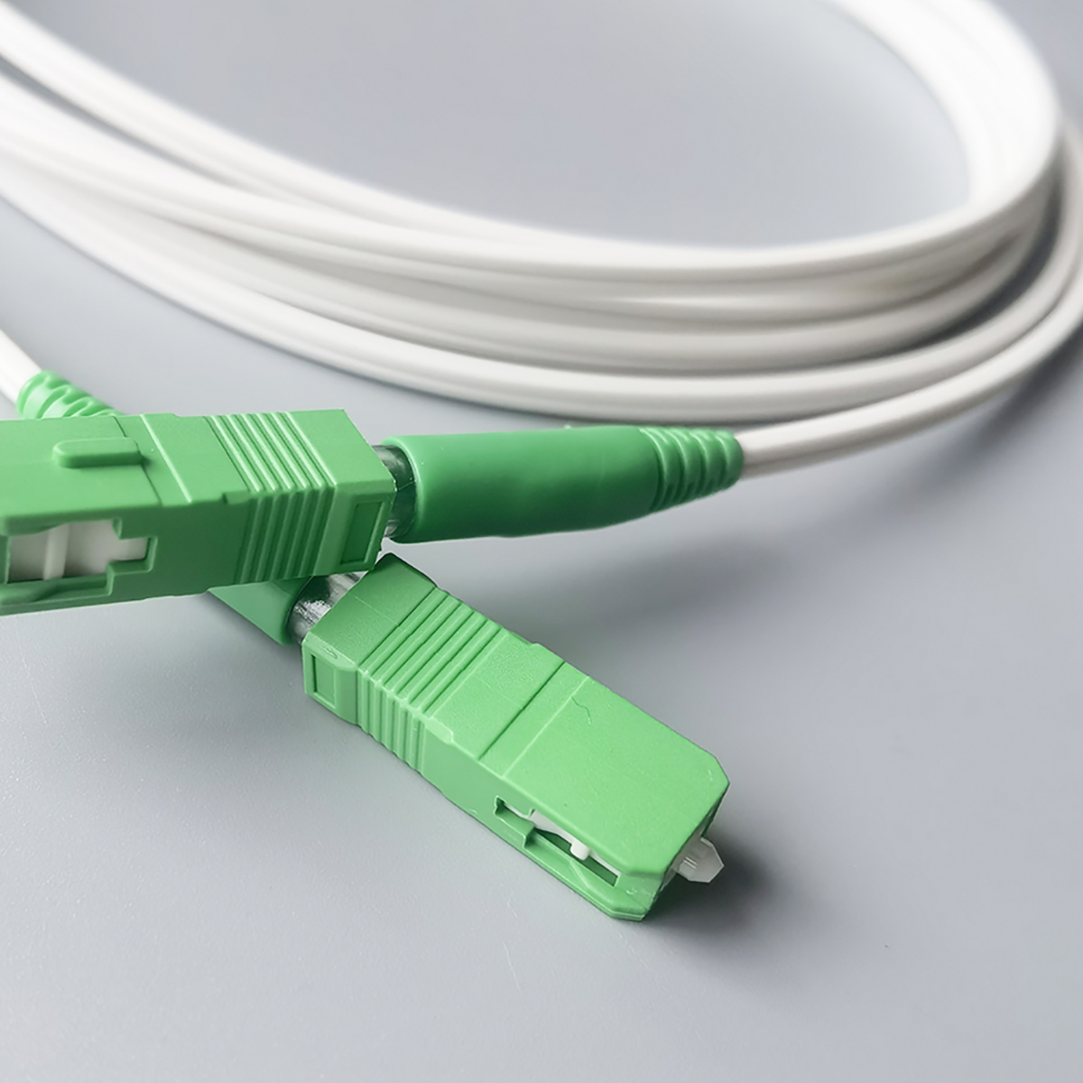 Indoor Drop Fiber Optic Patch Cord FTTH SC/APC-SC/APC Fiber Drop Cable Single Mode 