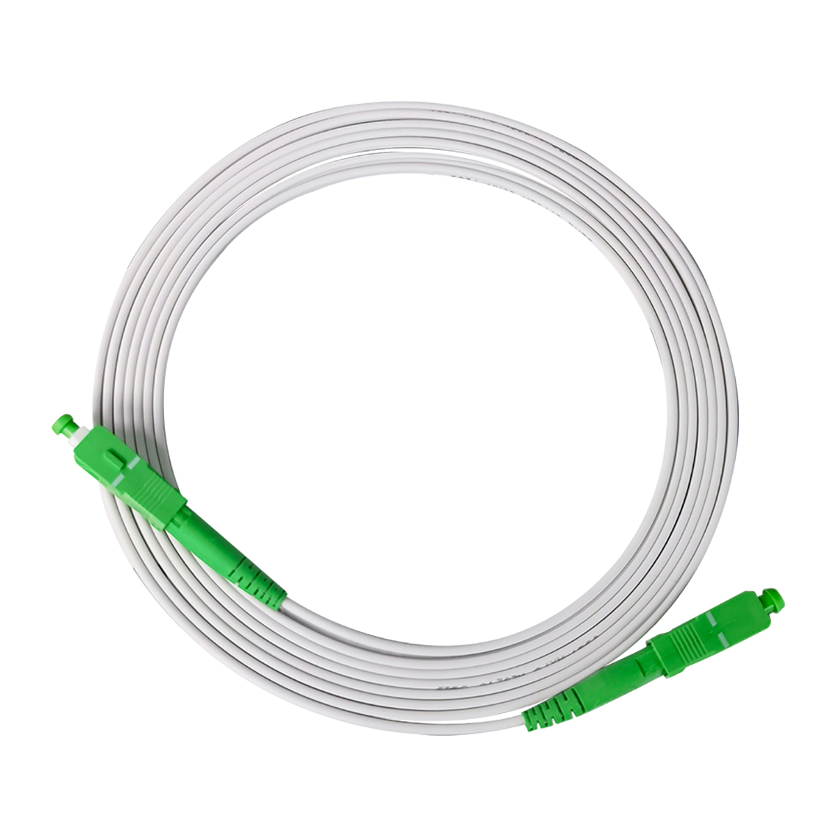 Indoor Drop Fiber Optic Patch Cord FTTH SC/APC-SC/APC Fiber Drop Cable Single Mode 