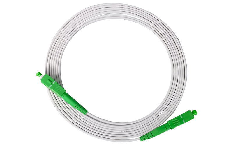 Indoor Drop Fiber Optic Patch Cord FTTH SC/APC-SC/APC Fiber Drop Cable Single Mode 