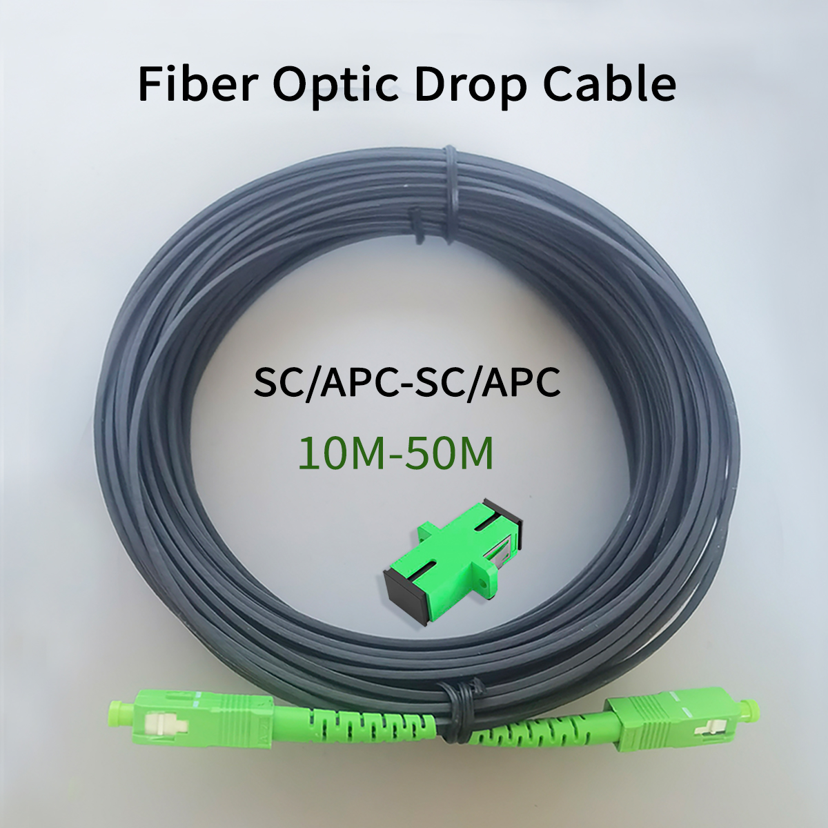 Indoor Drop Cable Fiber Optic Patch Cord  Simplex Core SC/APC-SC/APC Drop Cable 