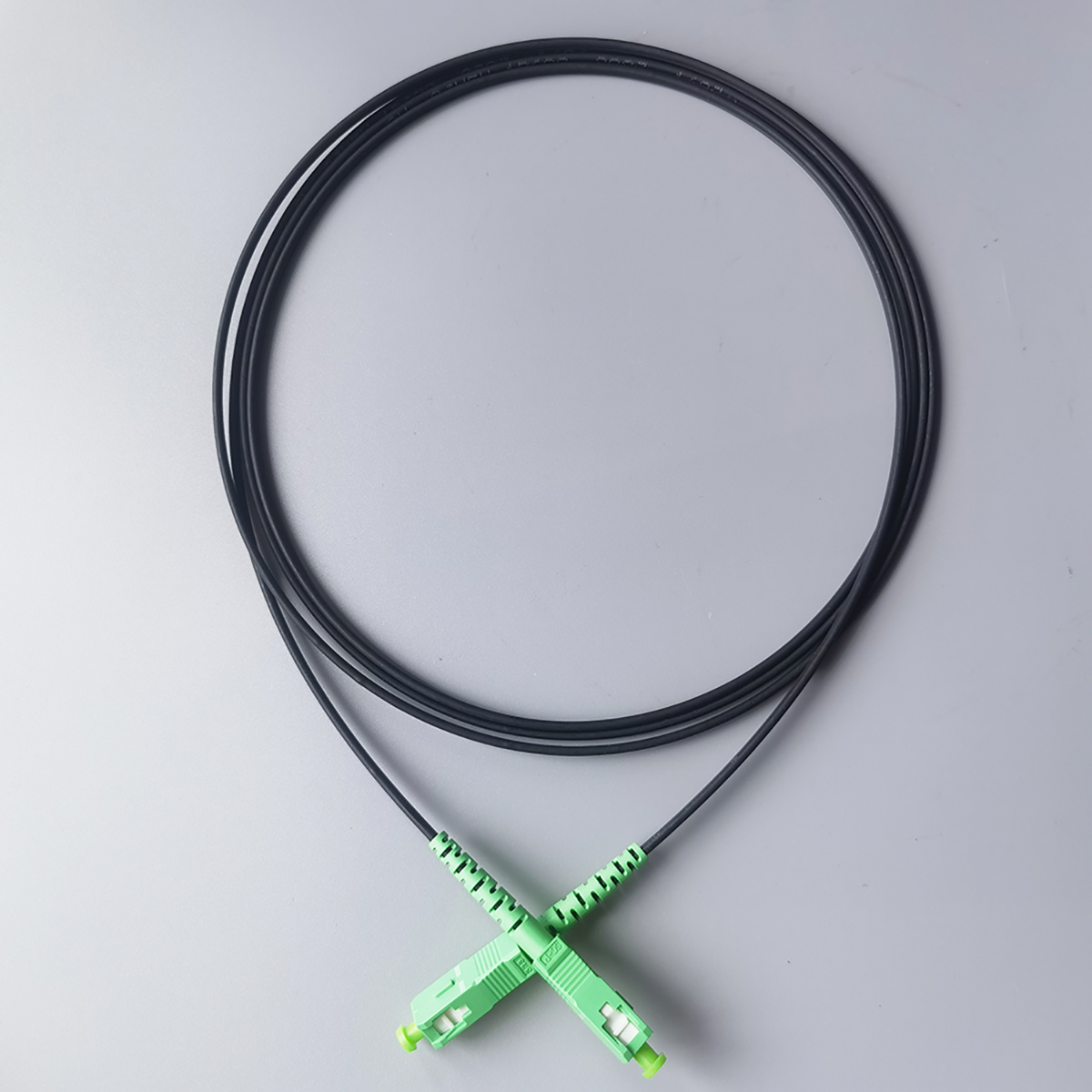 Indoor Drop Cable Fiber Optic Patch Cord  Simplex Core SC/APC-SC/APC Drop Cable 