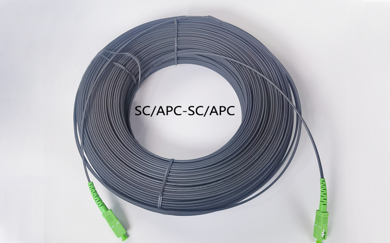SC/APC-SC/APC Outdoor Drop Fiber Optic Cable FTTH Optical Fiber Connectors
