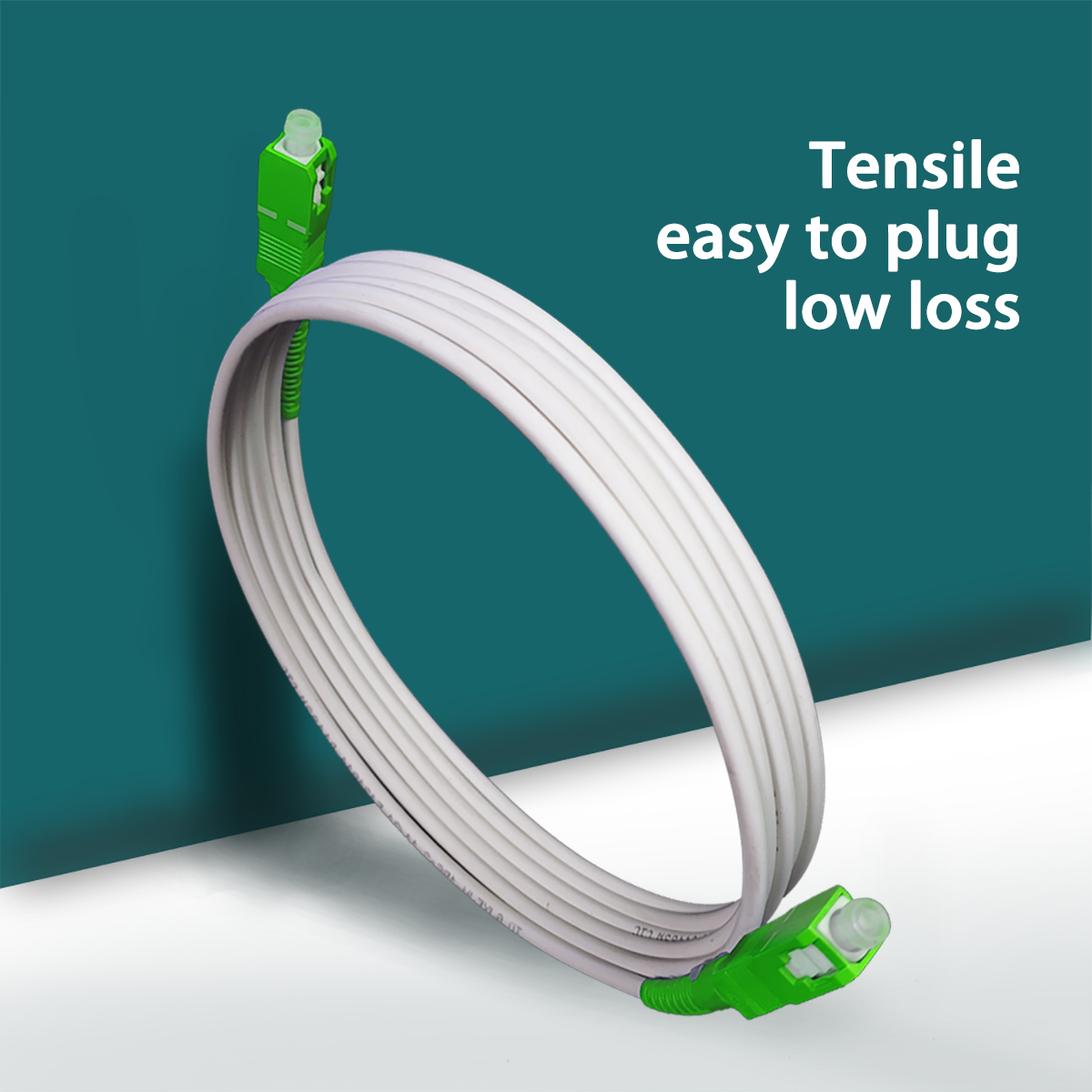 SC-APC/SC-APC Fiber Optic Patch Cord  FTTH 1.5m/2m/3m Fibra Optica Extension Cable  