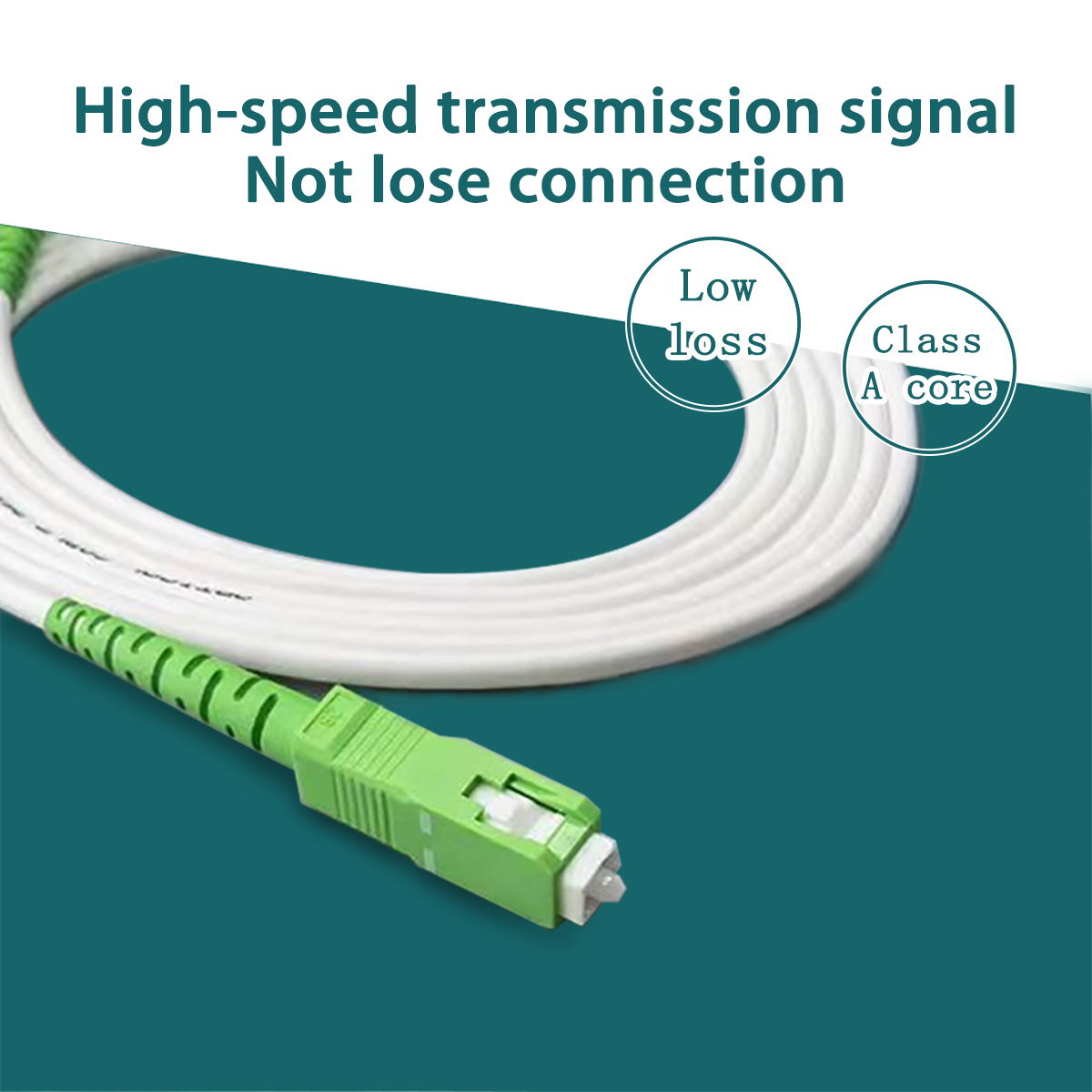 SC-APC/SC-APC Fiber Optic Patch Cord  FTTH 1.5m/2m/3m Fibra Optica Extension Cable  