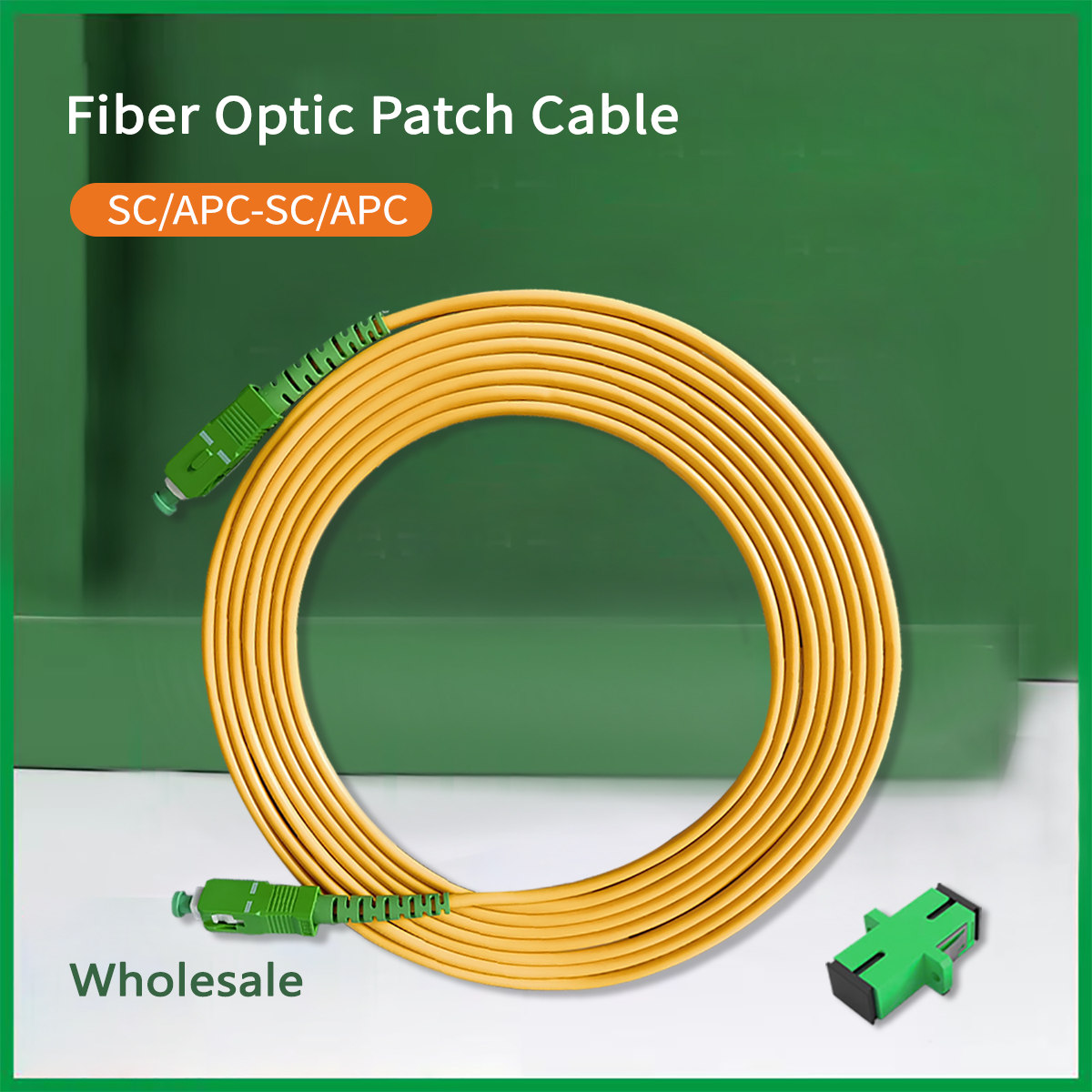 Fiber Optic Patch Cable SC/APC-SC/APC FTTH  Fiber Optics Patch Cord Extension Wire Cable 