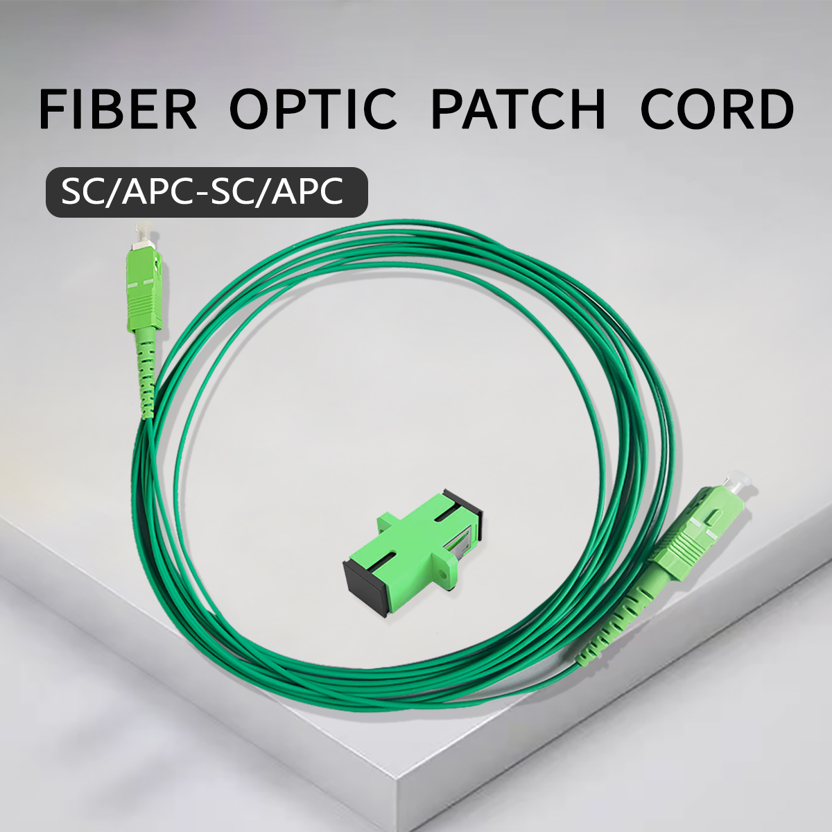  Fiber Optic Patch Cable SC/APC-SC/APC Single Mode Simplex Core G657A2 1.6mm L:3.5M 