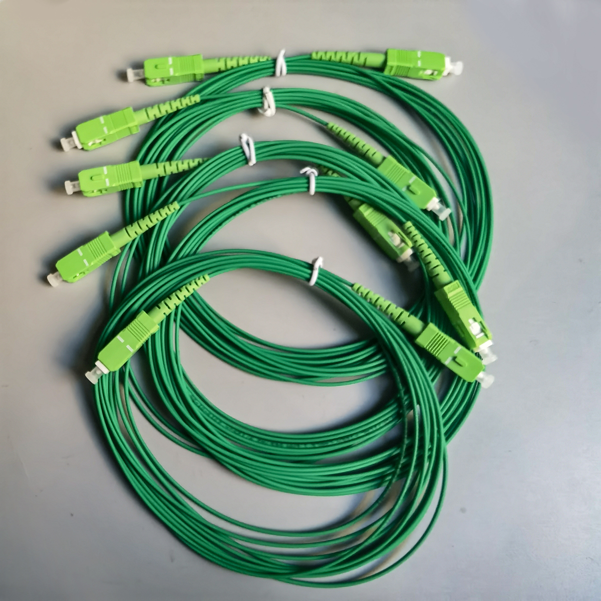  Fiber Optic Patch Cable SC/APC-SC/APC Single Mode Simplex Core G657A2 1.6mm L:3.5M 