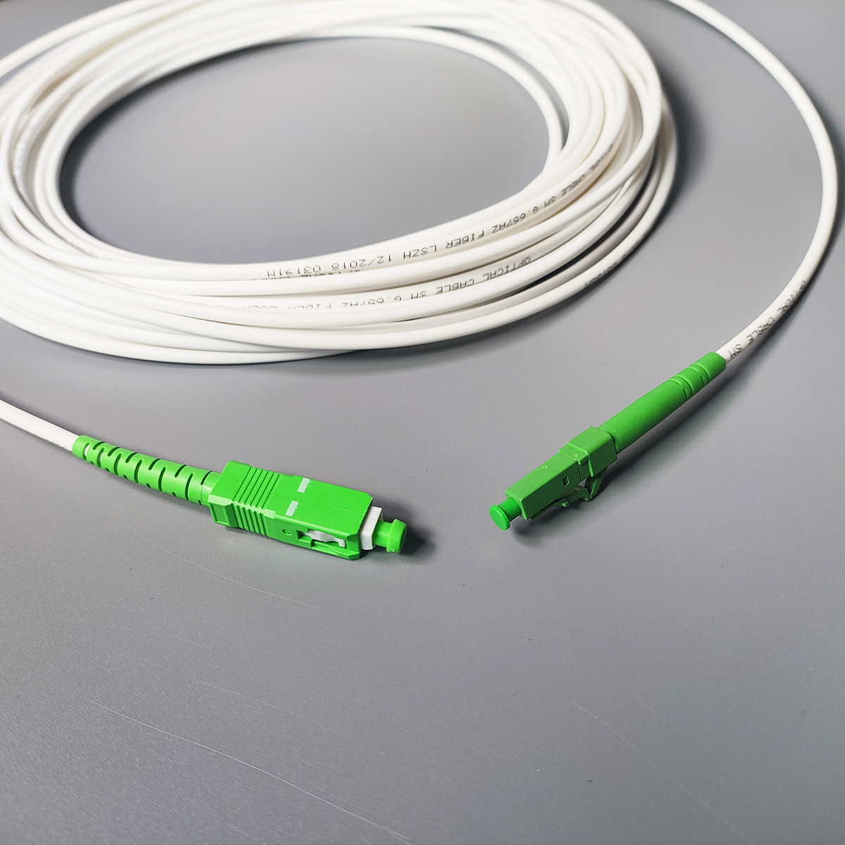 Optical Cable SM G657A2 Fiber LSZH SC/APC-LC/APC Fibre Optical Cable 