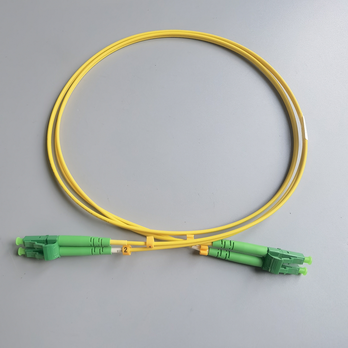 LC/APC-LC/APC Double Core Single Mode Cable Fibra Optica FTTH 2.0mm G657A1 LSZH 