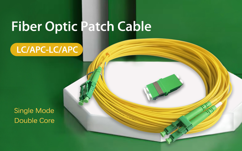 LC/APC-LC/APC Double Core Single Mode Cable Fibra Optica FTTH 2.0mm G657A1 LSZH 