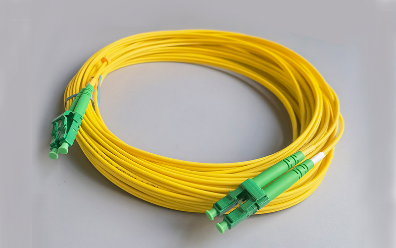 LC/APC-LC/APC Double Core Single Mode Cable Fibra Optica FTTH 2.0mm G657A1 LSZH 