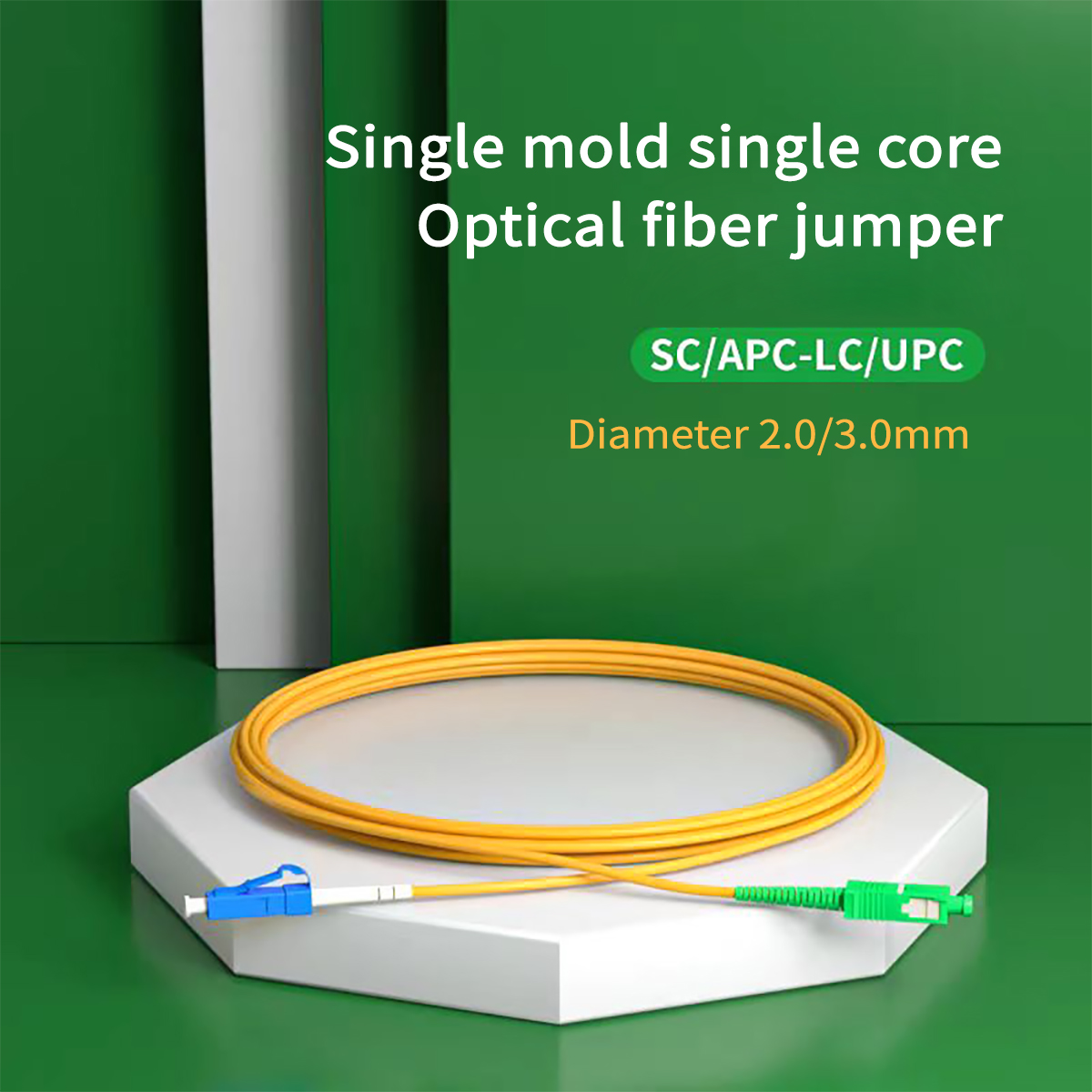 Fiber optics Patch Cord Cable SC/APC to LC/UPC Single Mode Cable Fibre Optique