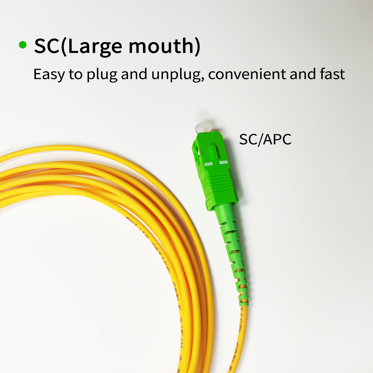 Fiber optics Patch Cord Cable SC/APC to LC/UPC Single Mode Cable Fibre Optique