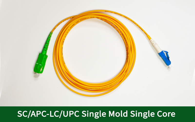 Fiber optics Patch Cord Cable SC/APC to LC/UPC Single Mode Cable Fibre Optique