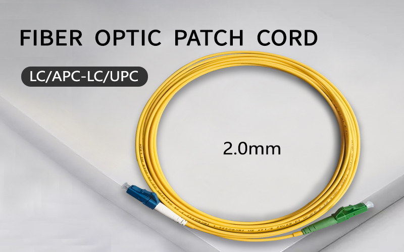 Cable Fibra Optica LC/APC-LC/UPC Single-Mode Indoor FTTH Diameter 2.0mm Extension Cable 