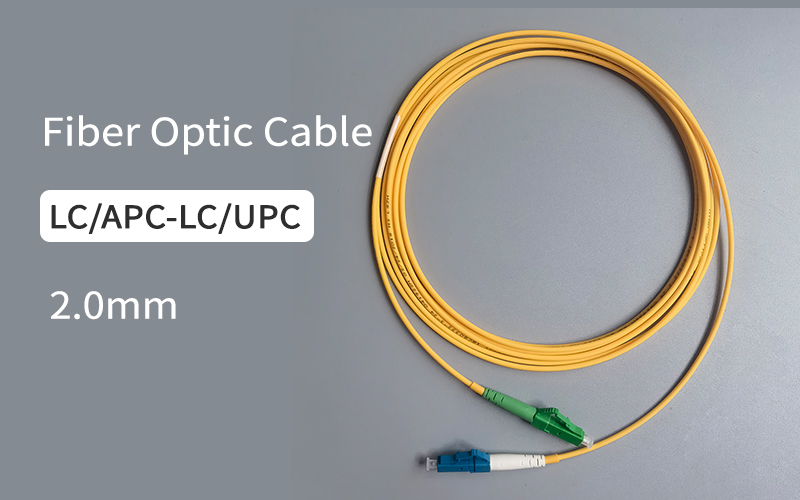 Cable Fibra Optica LC/APC-LC/UPC Single-Mode Indoor FTTH Diameter 2.0mm Extension Cable 
