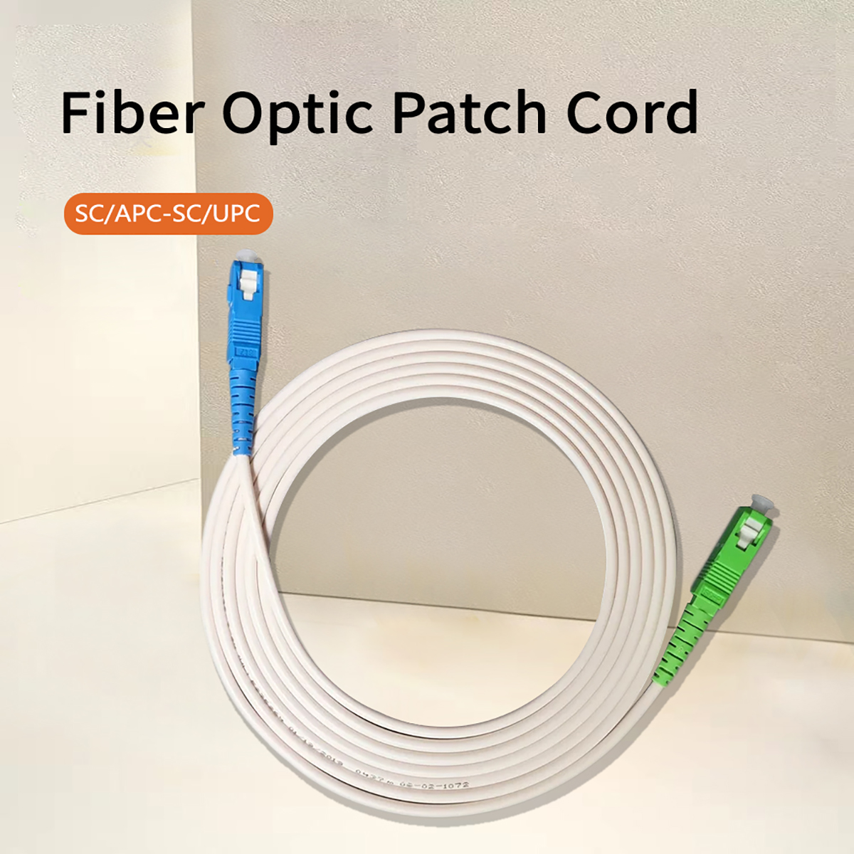 Fibre Optics Patch Cord SC/APC-SC/UPC Single Mode G657A2 Opitcal Fiber cable FTTH LSZH