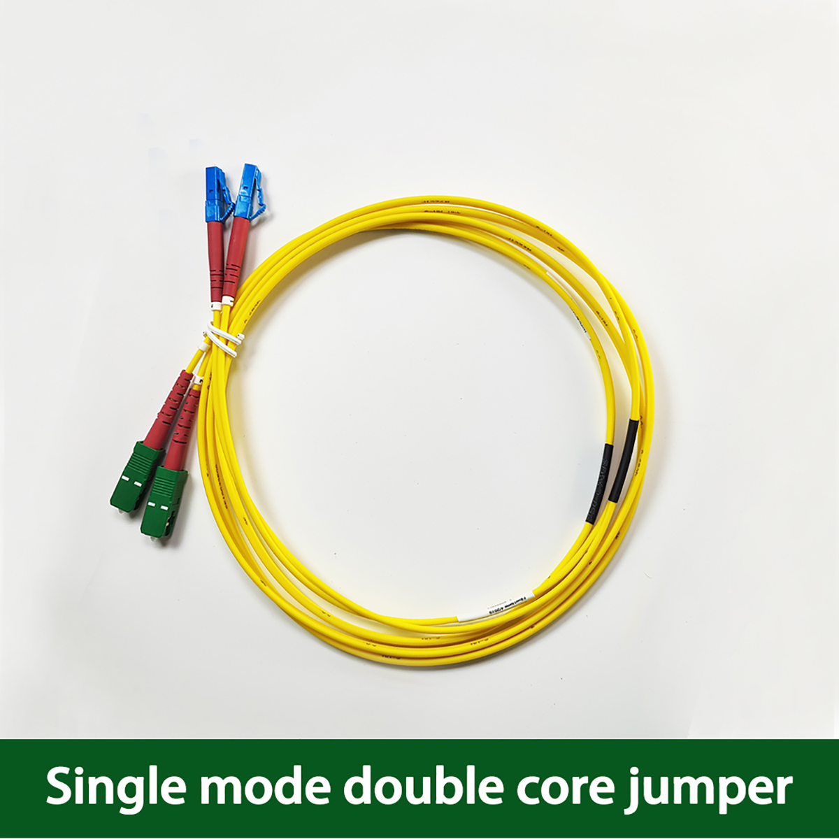 Fiber Optic Cable LC/UPC-SC/APC Indoor Diameter 3.0 mm Single-Mode Dual-Core Optical Fiber Jumper 