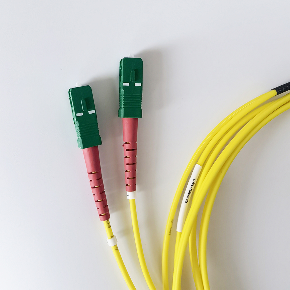 Fiber Optic Cable LC/UPC-SC/APC Indoor Diameter 3.0 mm Single-Mode Dual-Core Optical Fiber Jumper 