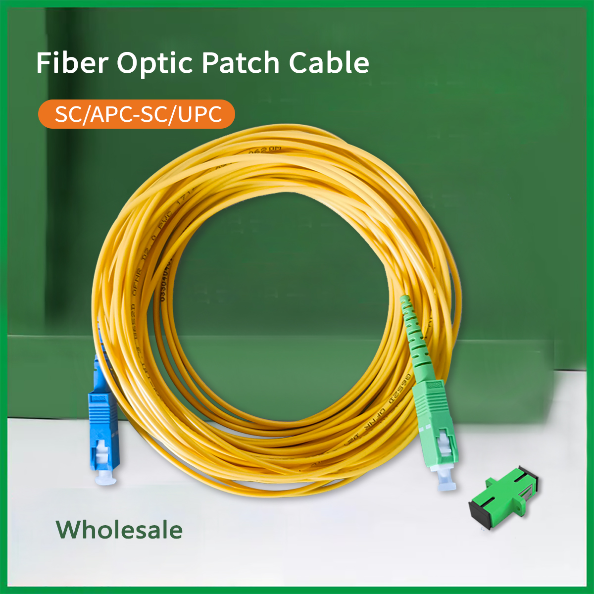 SC/APC-SC/UPC Fiber Patch Cord Fiber Optics Indoor FTTH  Extension Cable Fiber Optic Cable 