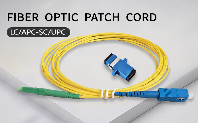 Fibra Optica LC/APC-SC/UPC 3M Diameter 2.0mm FTTH G657A1 LSZH Simplex Mode Optical Fiber Connector 