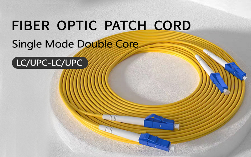 Optical Fiber Connectors Single Mode Double Core Converter Patch Cord LC/UPC-LC/UPC 