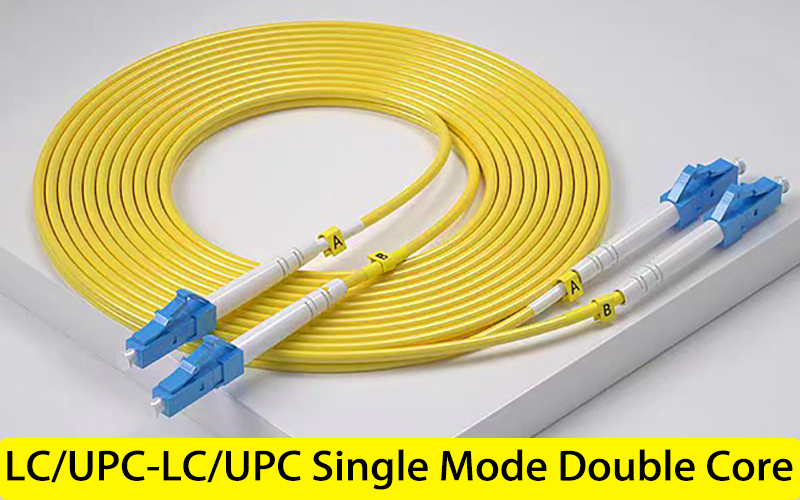 Optical Fiber Connectors Single Mode Double Core Converter Patch Cord LC/UPC-LC/UPC 