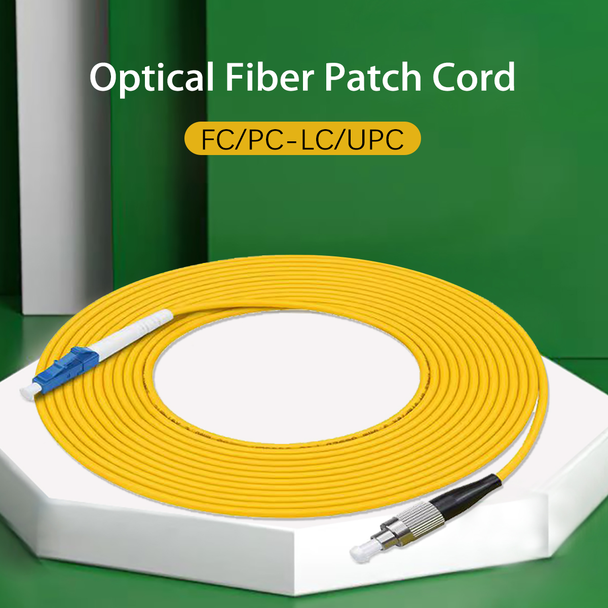 FC/UPC-LC/UPC Diameter 2.0/3.0mm Fiber Optic Patch Cord Single Mode Communication fiber optic