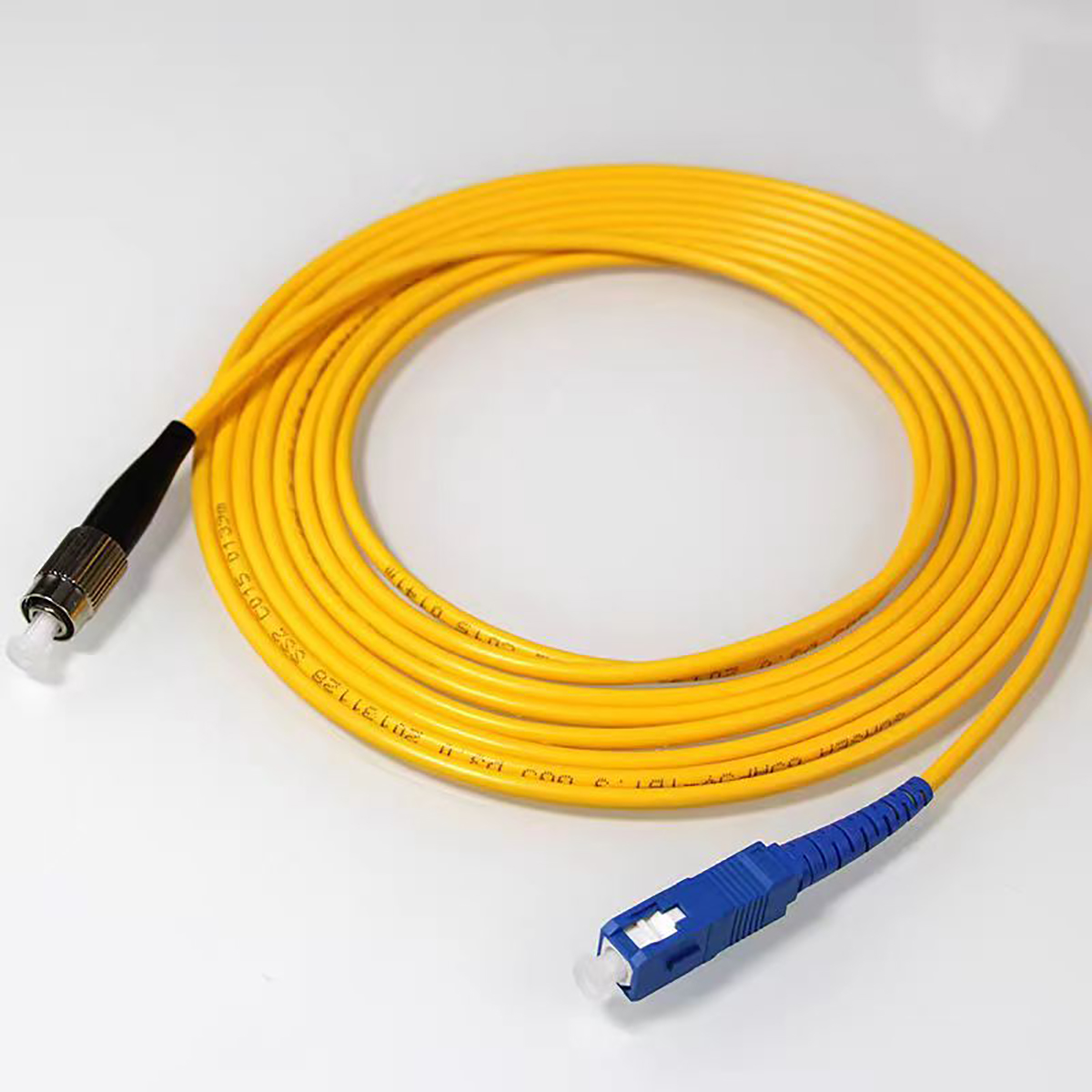 FC/UPC-SC/UPC Optical Fiber Patch Cord SM Simplex CoreFiber Optic Internet Cable 