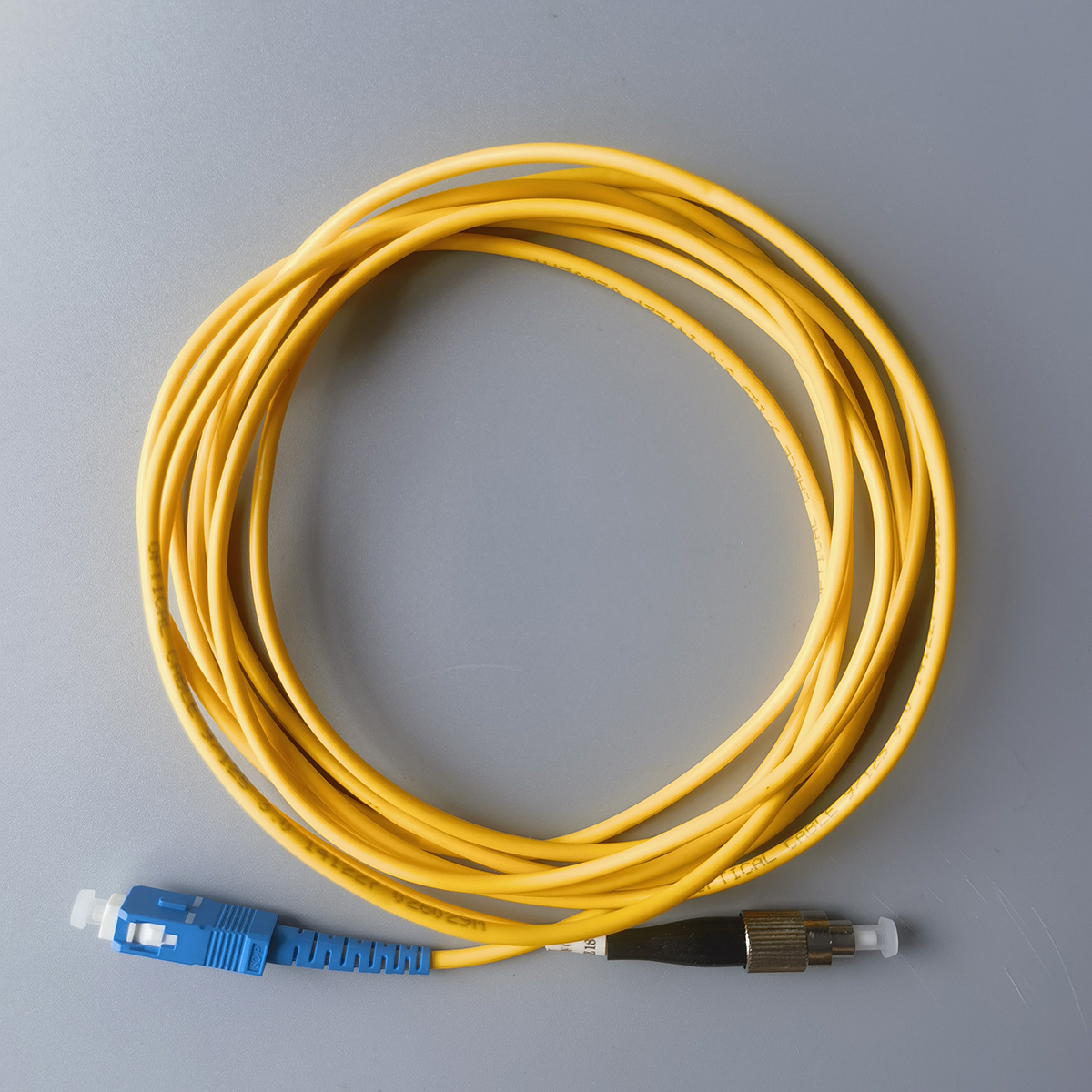 FC/UPC-SC/UPC Optical Fiber Patch Cord SM Simplex CoreFiber Optic Internet Cable 