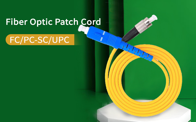 FC/UPC-SC/UPC Optical Fiber Patch Cord SM Simplex CoreFiber Optic Internet Cable 