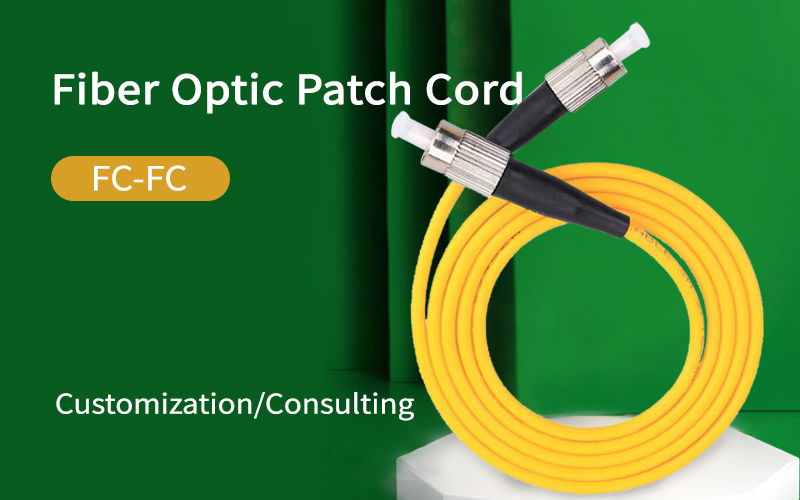 FC/UPC-FC/UPC Fiber Optic Patch Cord Single Mode Simplex Core FTTH Communication 