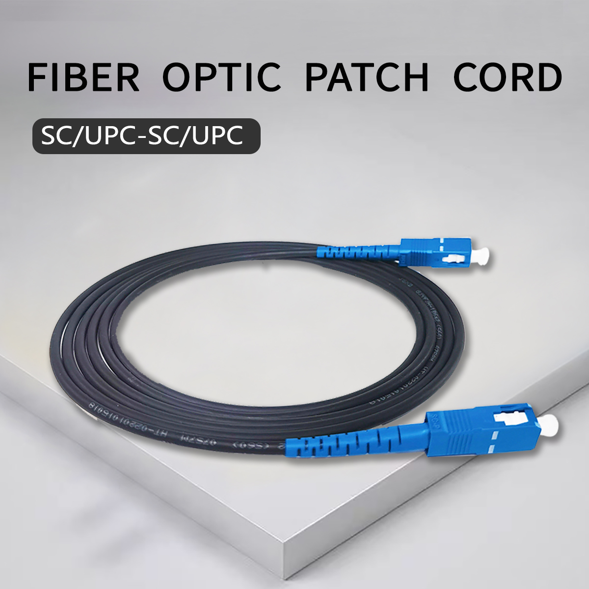 Fiber Optic Patch Cord FTTH SC/UPC-SC/UPC Single Mode  Indoor Fiber Optic ExtensionCables 