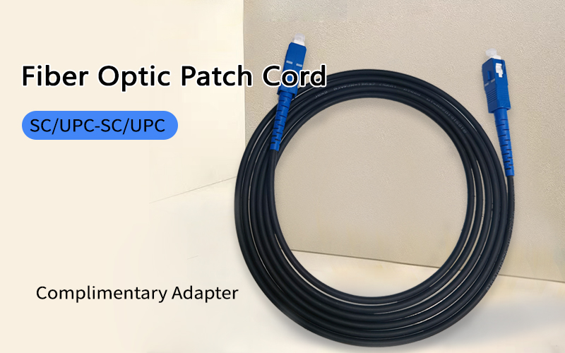 Fiber Optic Patch Cord FTTH SC/UPC-SC/UPC Single Mode  Indoor Fiber Optic ExtensionCables 