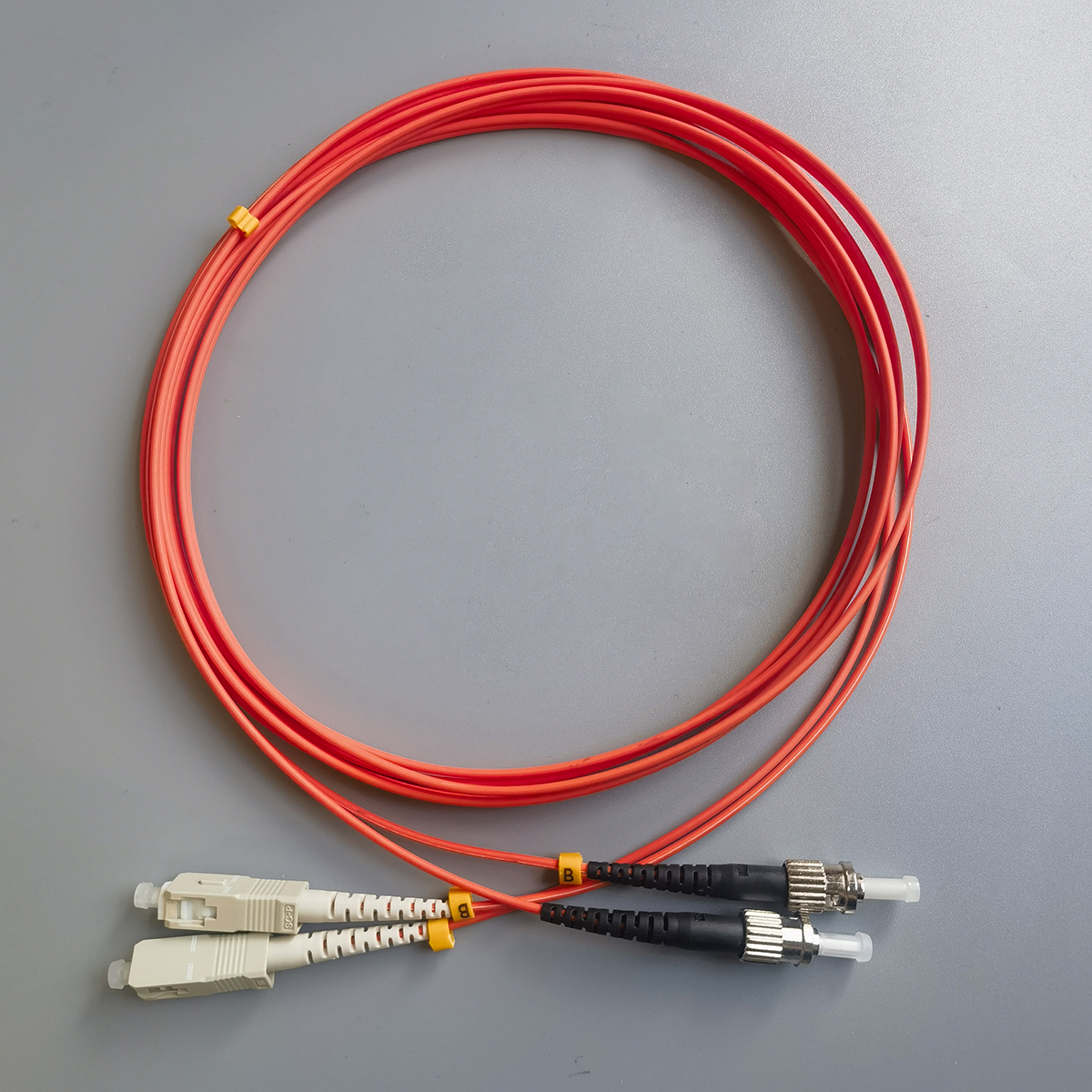 Fiber Optic Cable ST/UPC-SC/UPC 2.0mm 3M Multimode Dual Core OM1-62.5/125μm LSZH FTTH